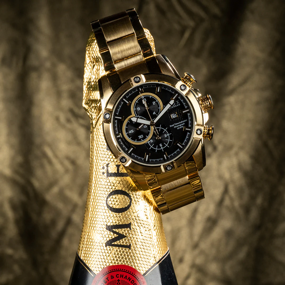 VNDX Young Rebel Big Boy Staal Men's Watch 2003-MD33047-01 - Image 4