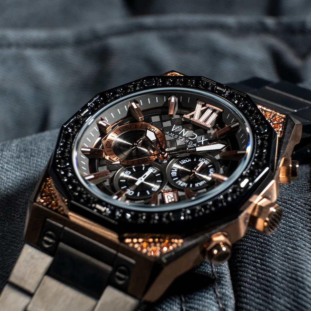 VNDX Wise Man Stones Men's Watch 2003-MR11880-16 - Image 3