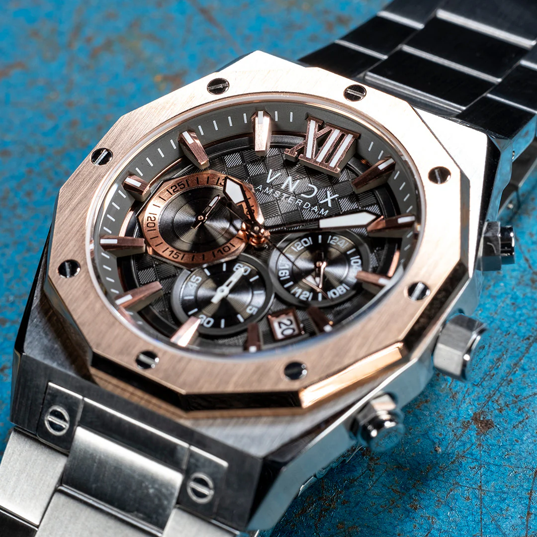 VNDX Wise Man Staal Men's Watch 2003-MS11885-TR - Image 3
