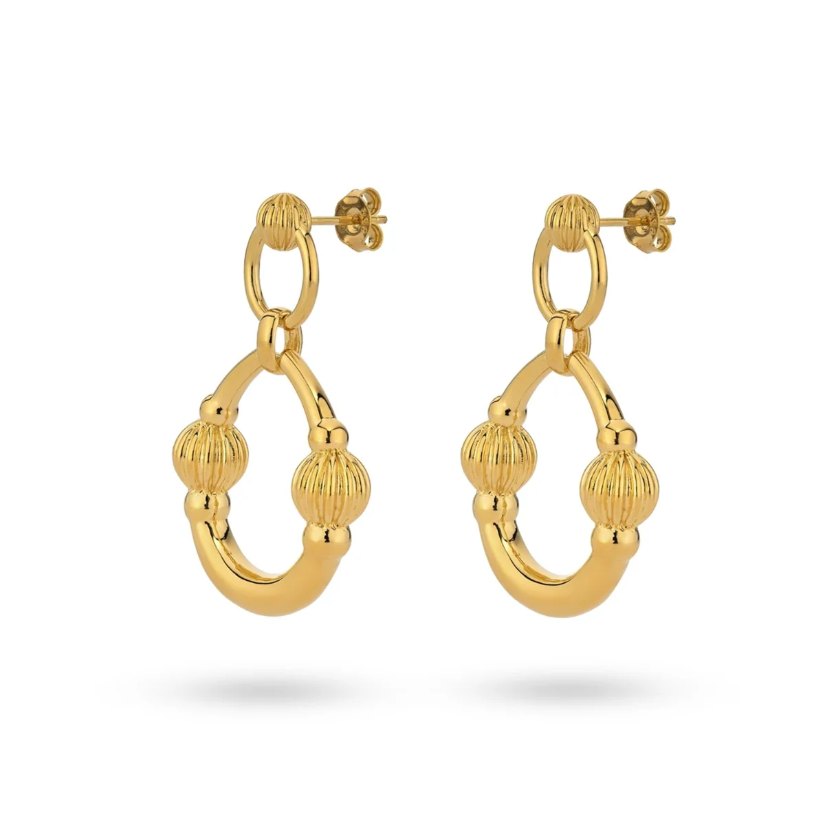 24Kae Gold Earrings 424113Y - Image 4