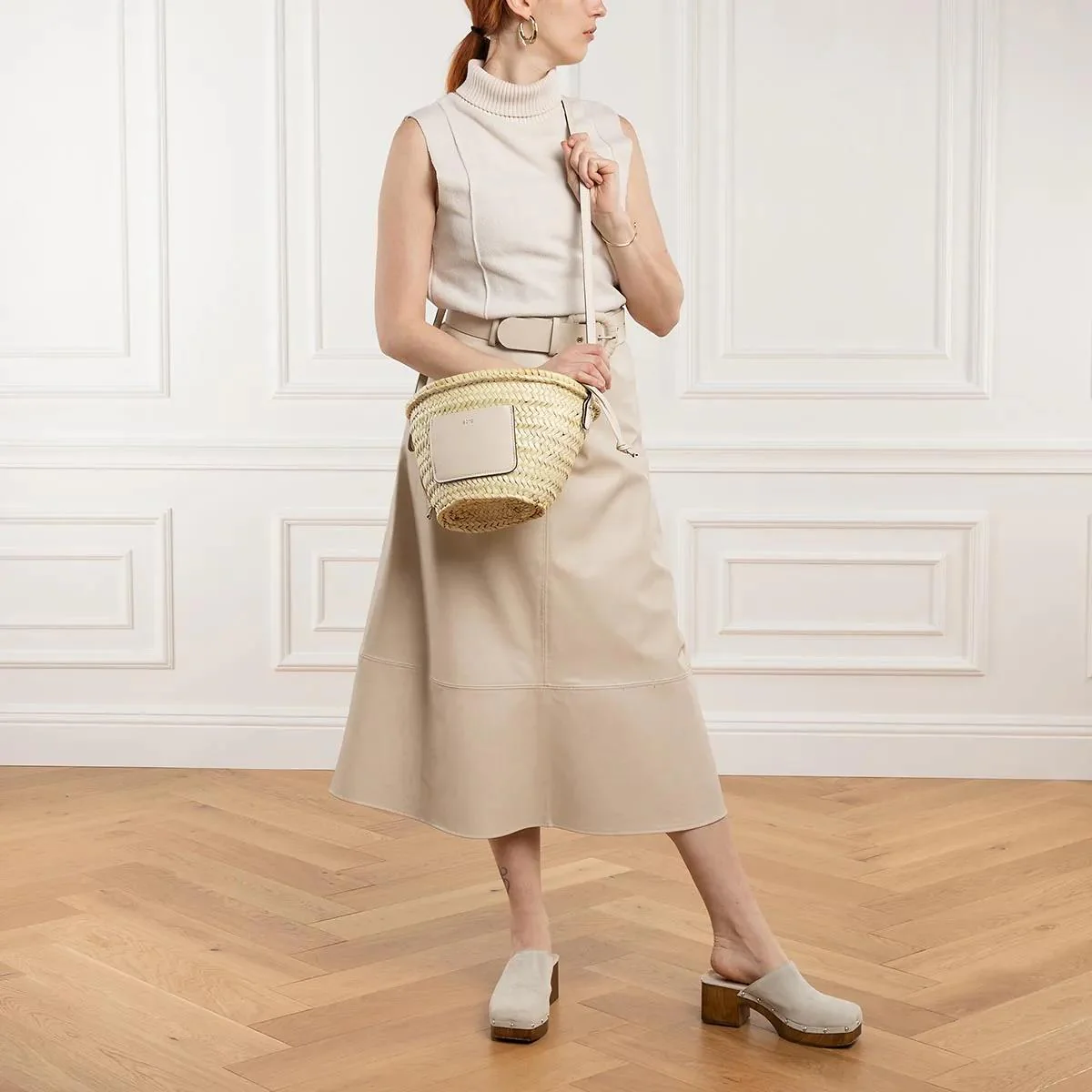 Abro Beige Basket Bag 2001-A0487548 - Image 2