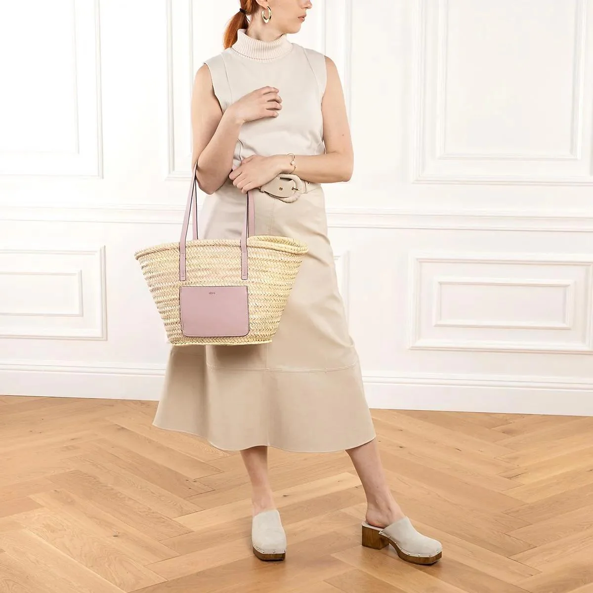 Abro Beige Basket Bag 2001-A0487553 - Image 2