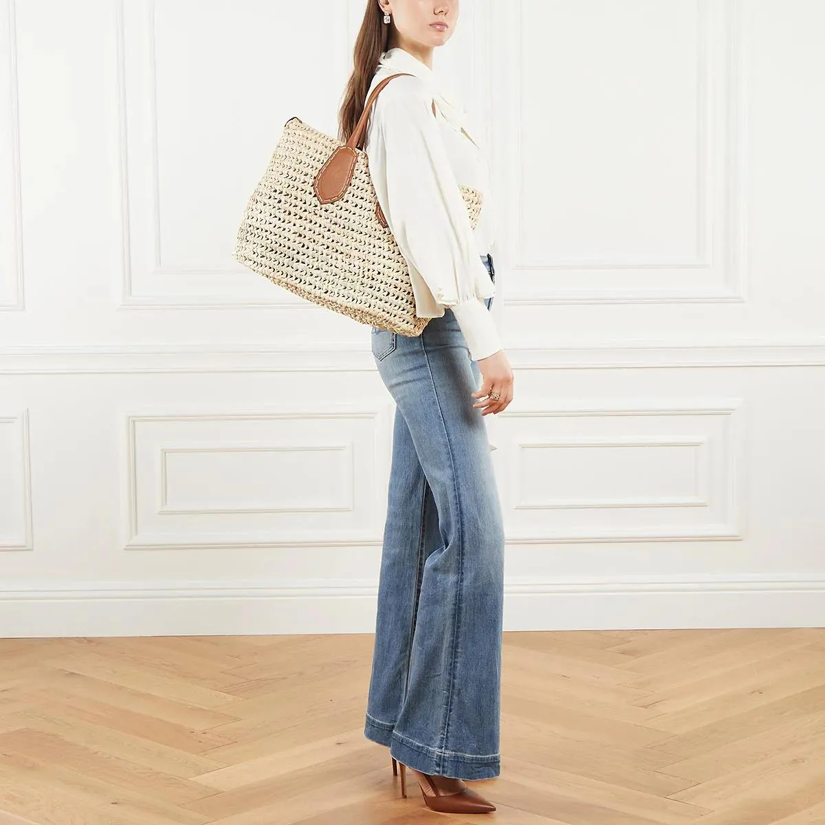 Abro Beige Tote Bag 2001-A0487557 - Image 2
