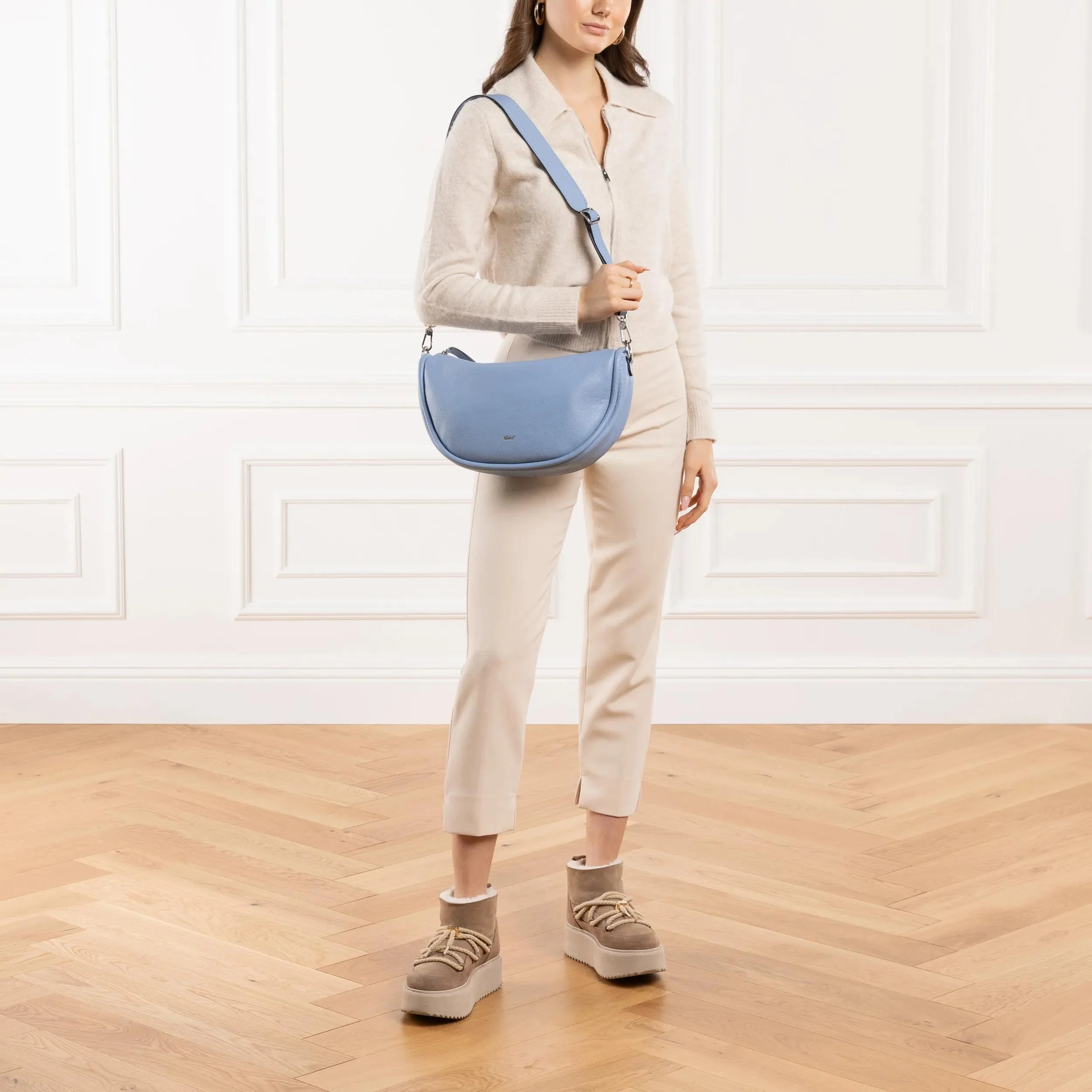 Abro Blue Hobo Bag 2001-A0487487 - Image 2