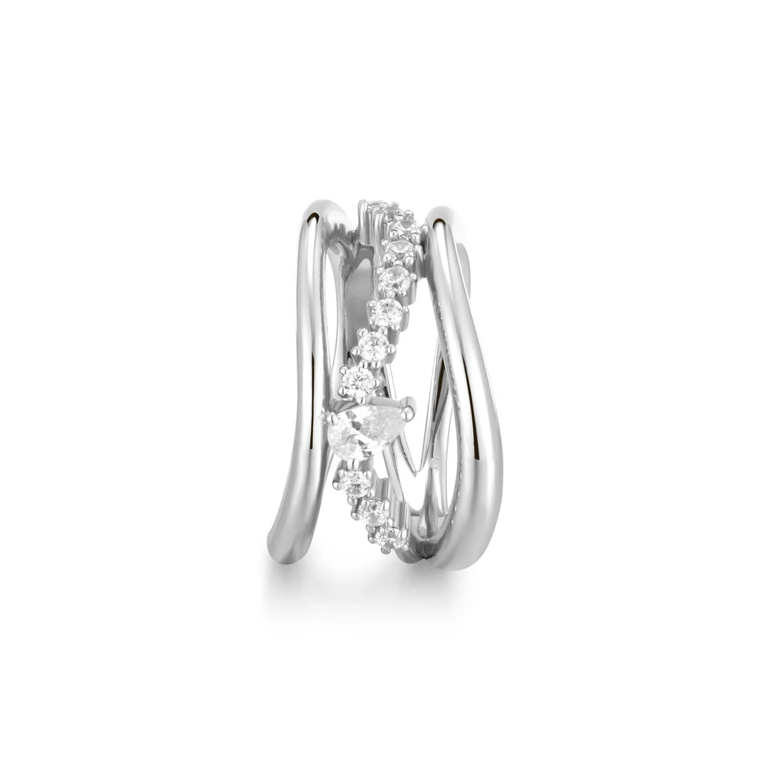 Ania Haie Ania Haie Miss Twinkle 925 Sterling Silver Ring 2002-AH-R056-02H56 - Image 2