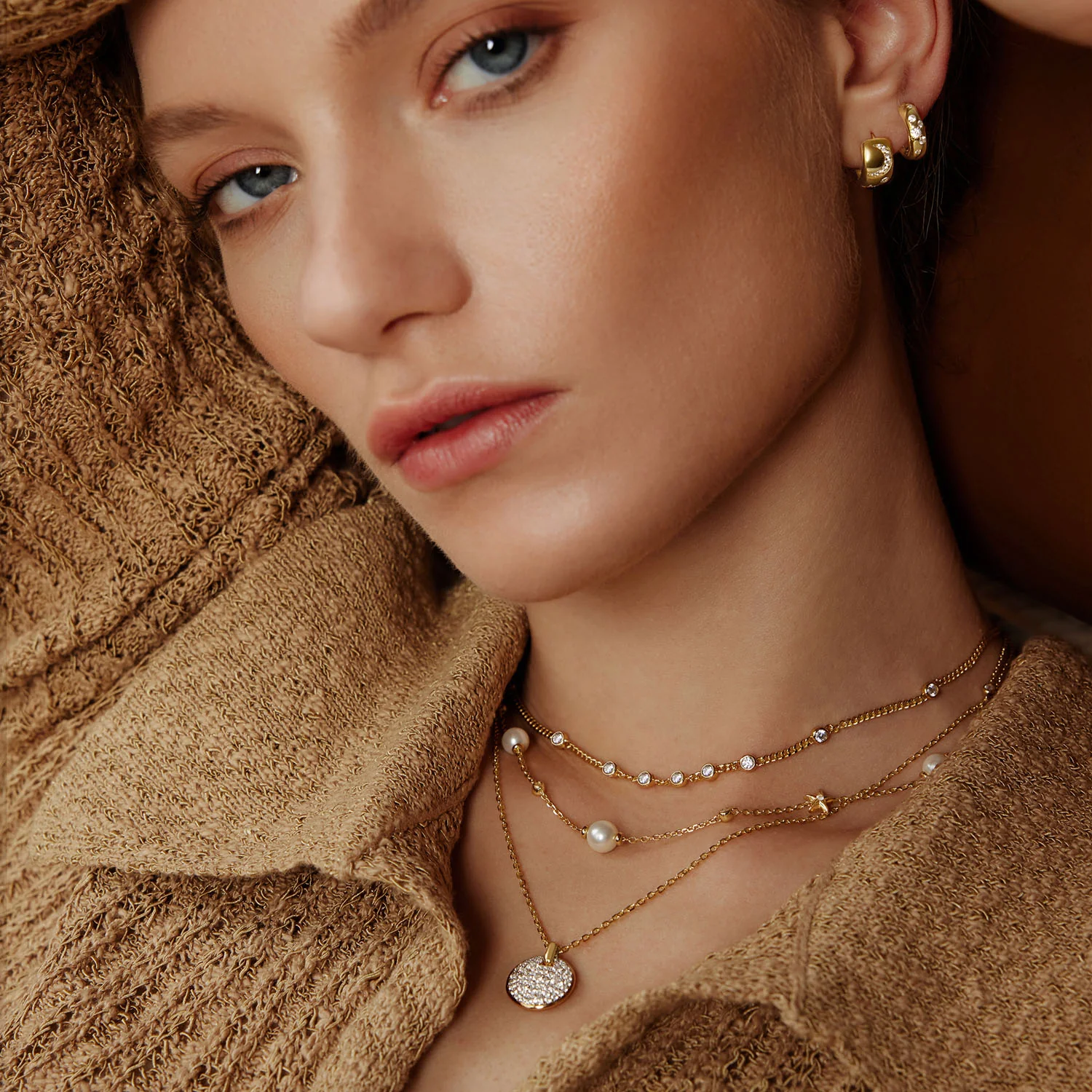 Ania Haie Melodic Poet Gold Multi Station Chain Necklace S AH-N066-05G - Image 2