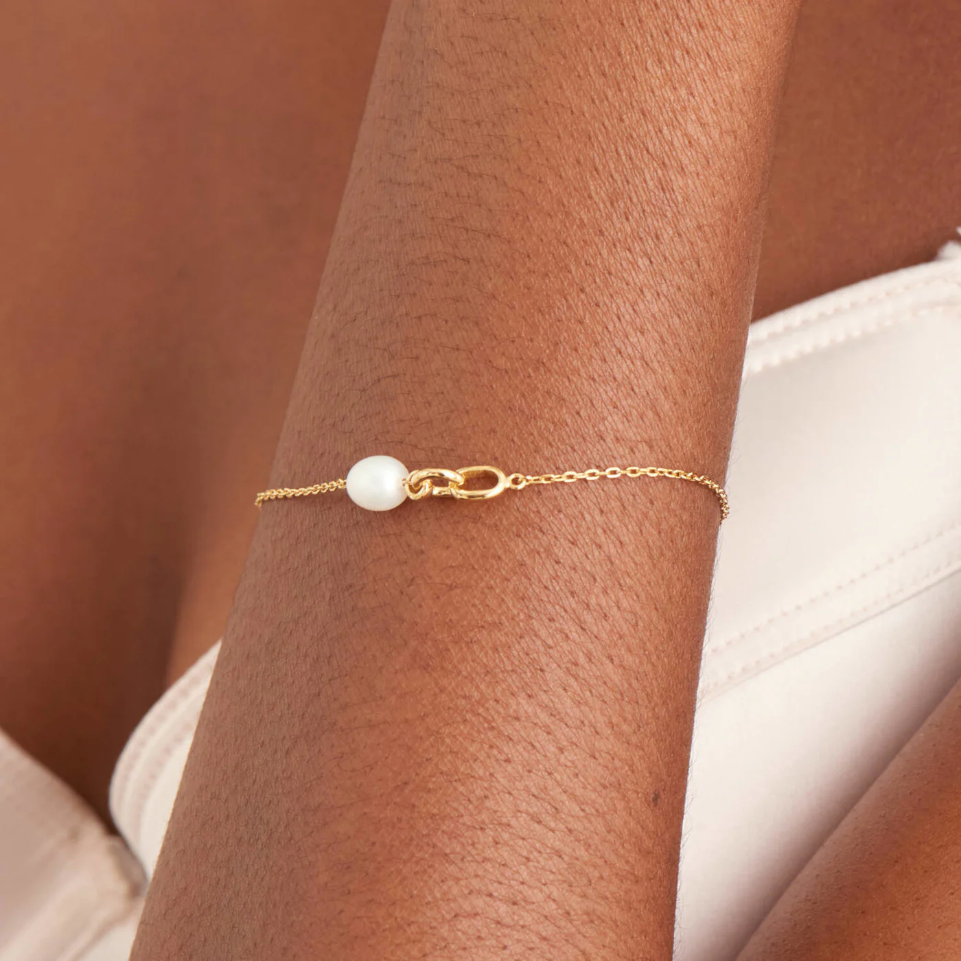 Ania Haie Pearl Power Gold Bracelet AH-B043-01G - Image 2
