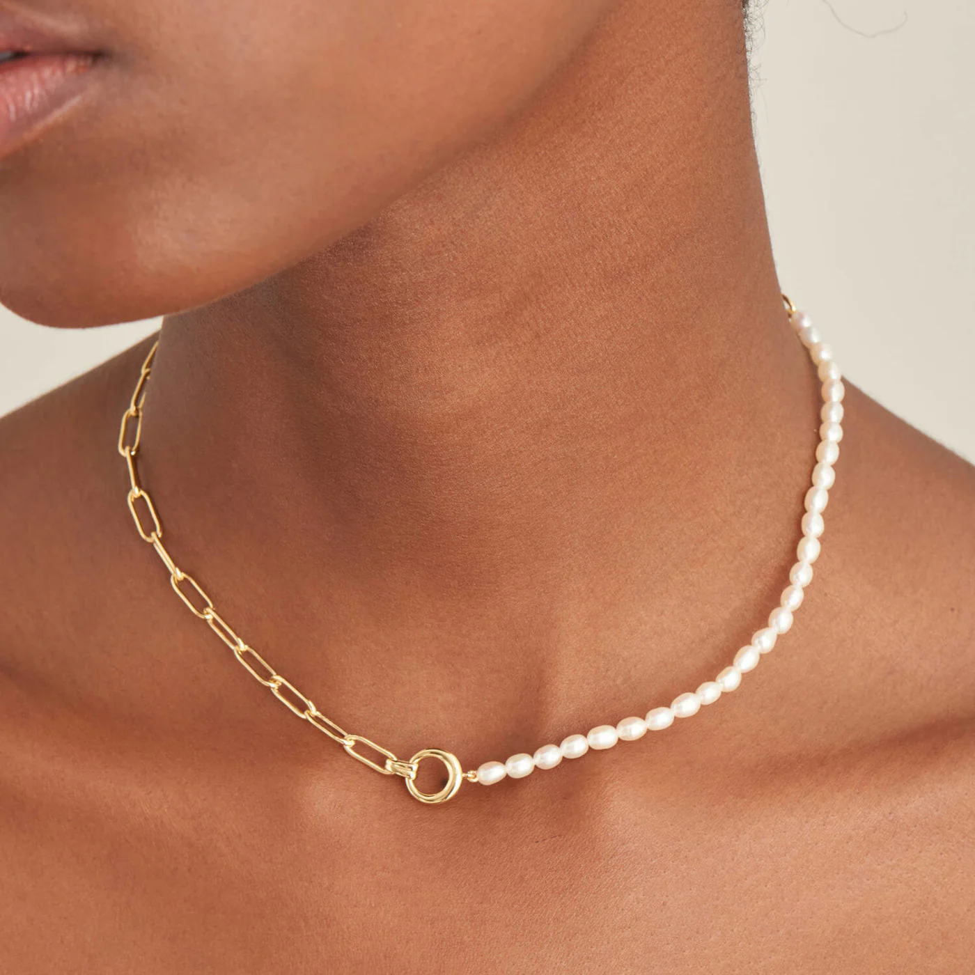Ania Haie Pearl Power Gold Necklace AH-N043-01G - Image 2