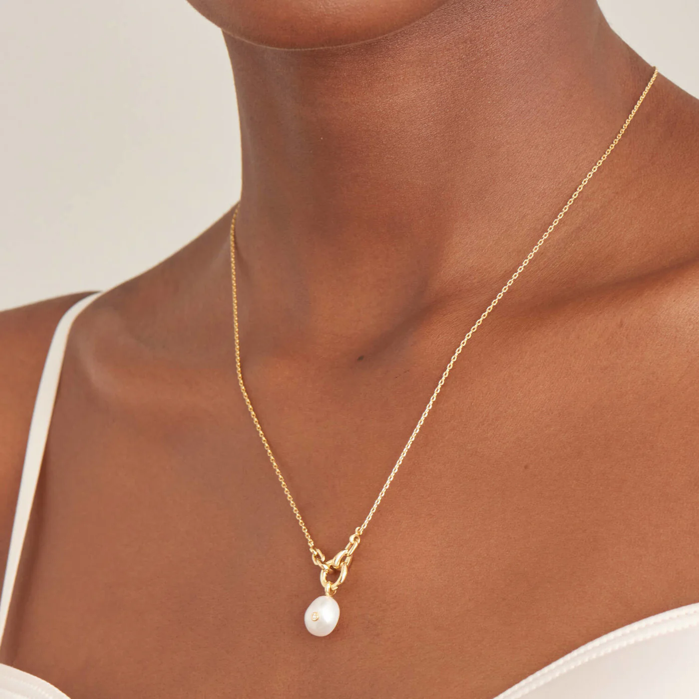 Ania Haie Pearl Power Gold Necklace AH-N043-03G - Image 2