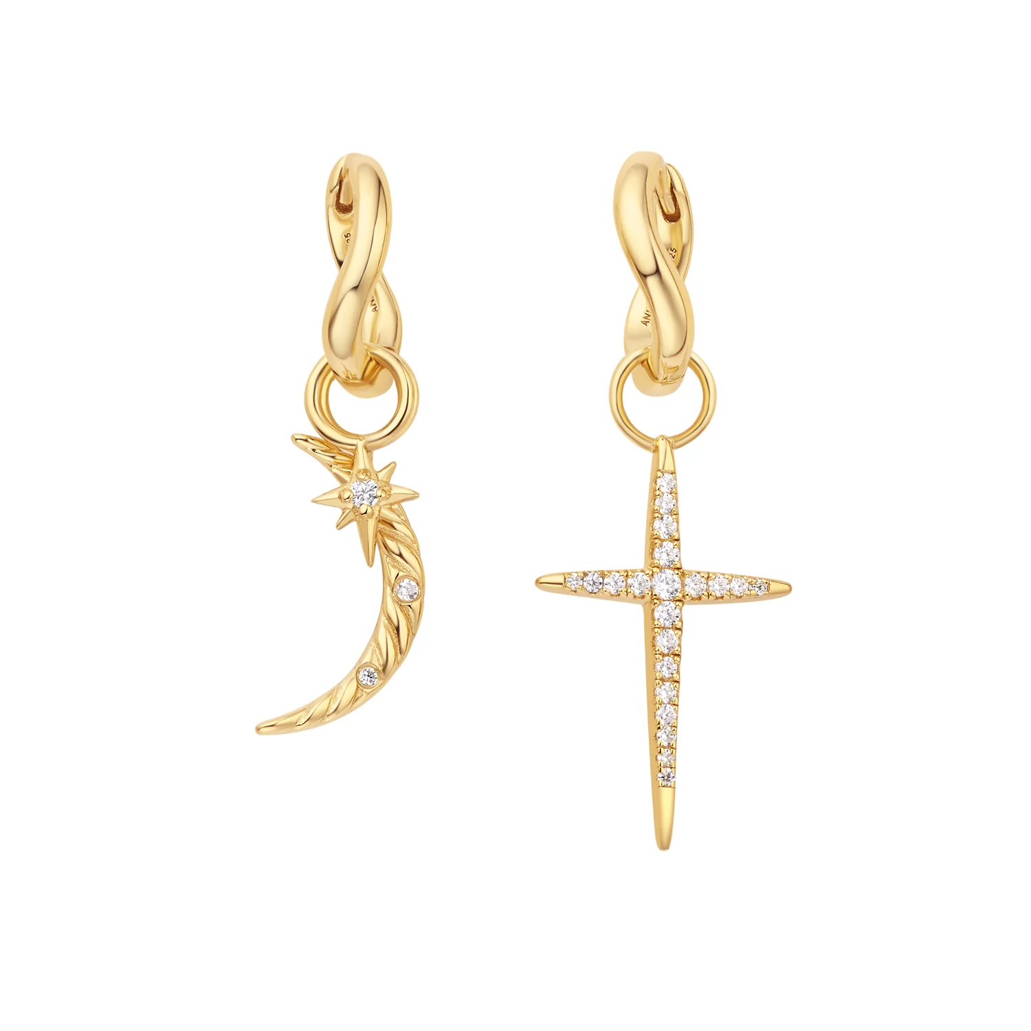 Ania Haie Pop Charms Gold Plated Pendant AH-EC048-04G - Image 3