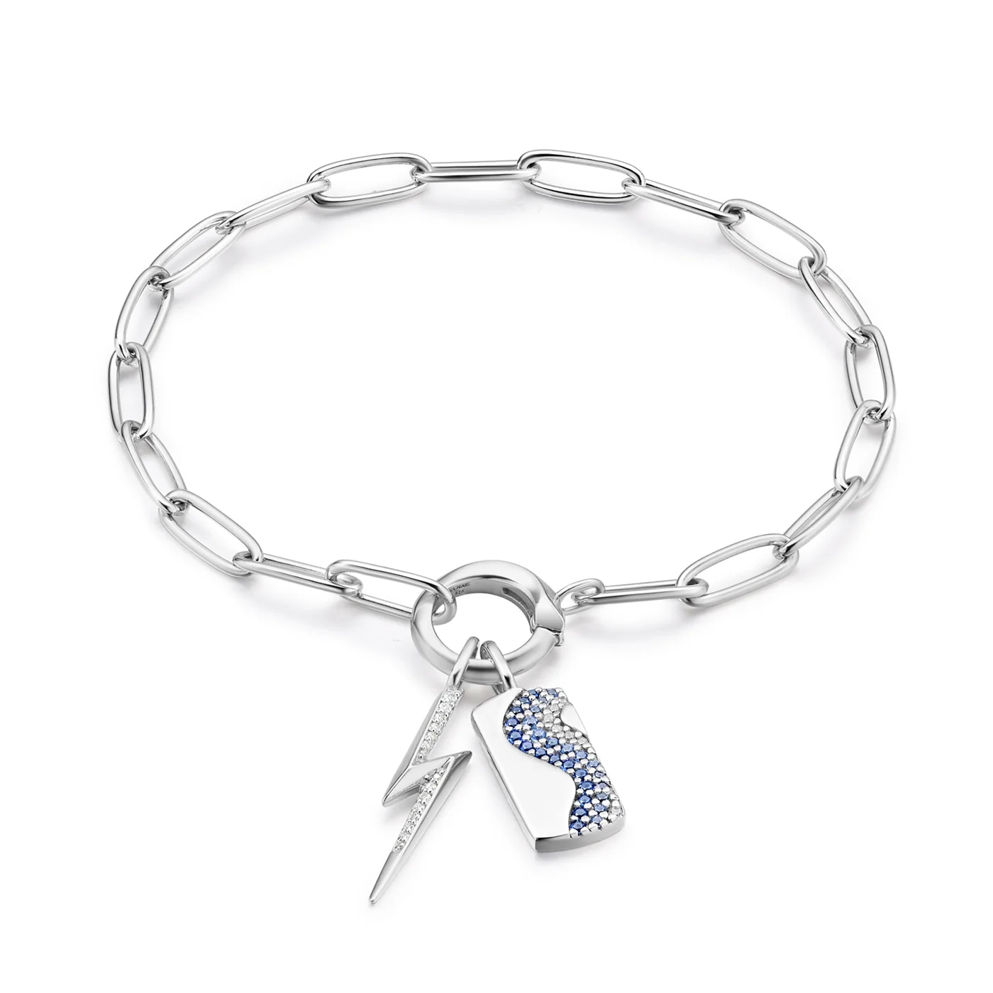 Ania Haie Pop Charms Silver Bracelet AH-B048-01H - Image 2