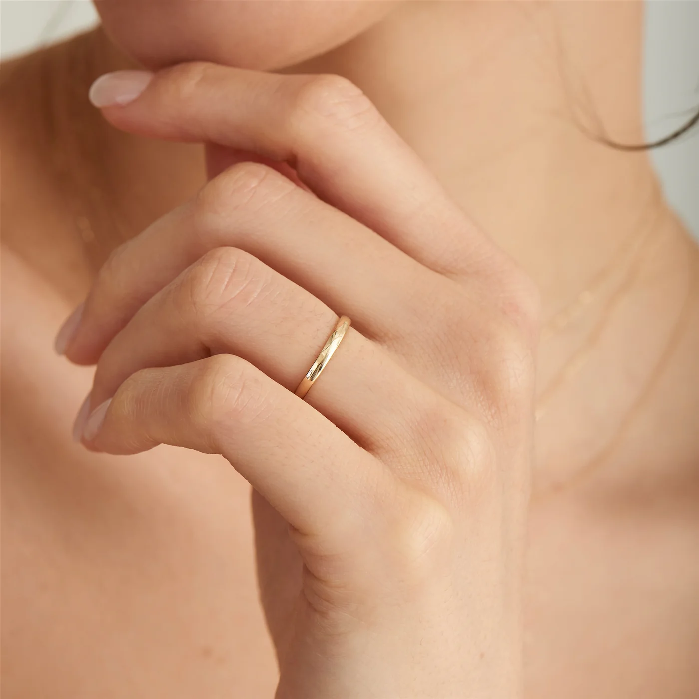 Ania Haie Stargazer 14 Carat Gold Ring AH-RAU002-02YG-50 - Image 2