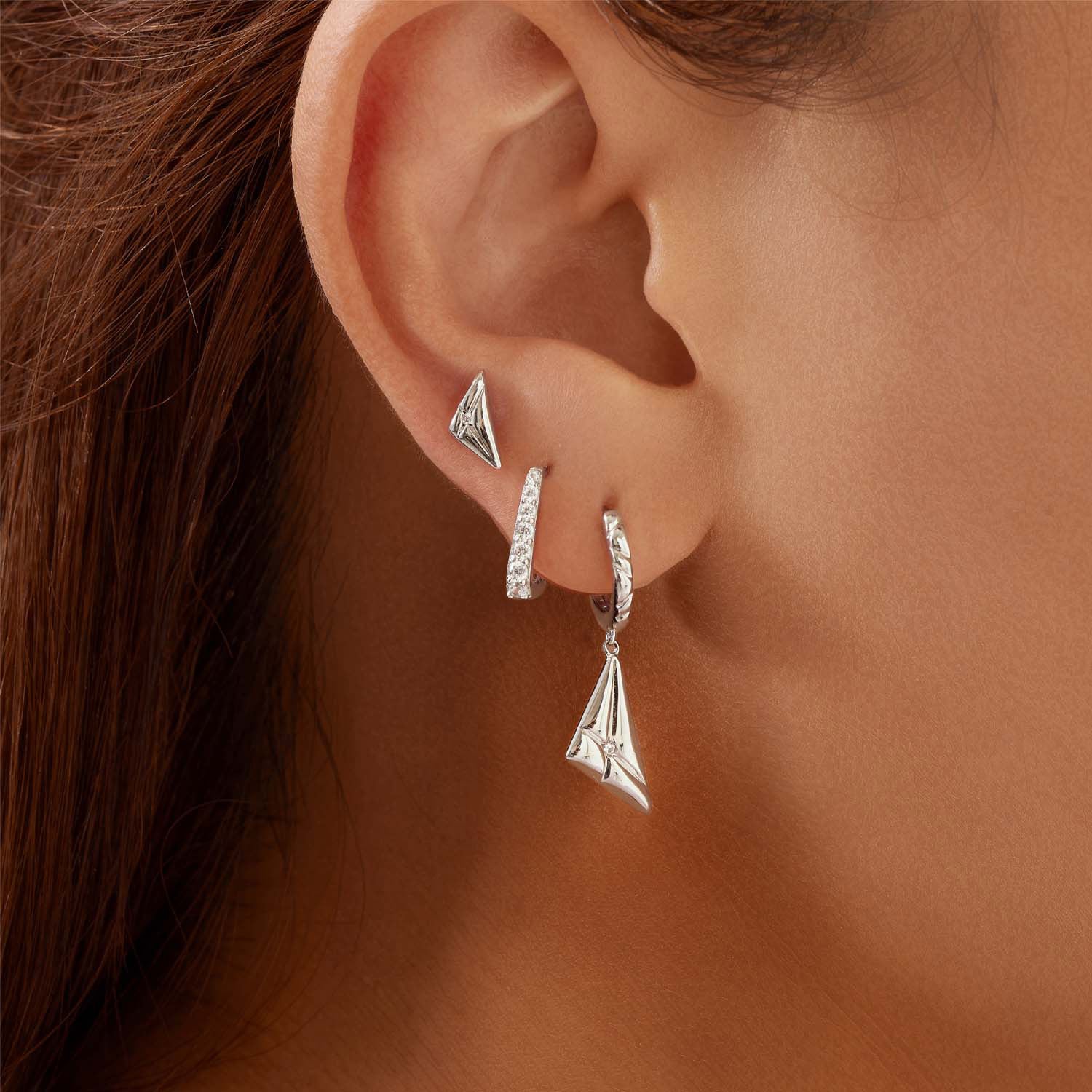 Ania Haie Sunshine Chaser 925 Sterling Silver Earrings 2002-AH-E059-19H - Image 3