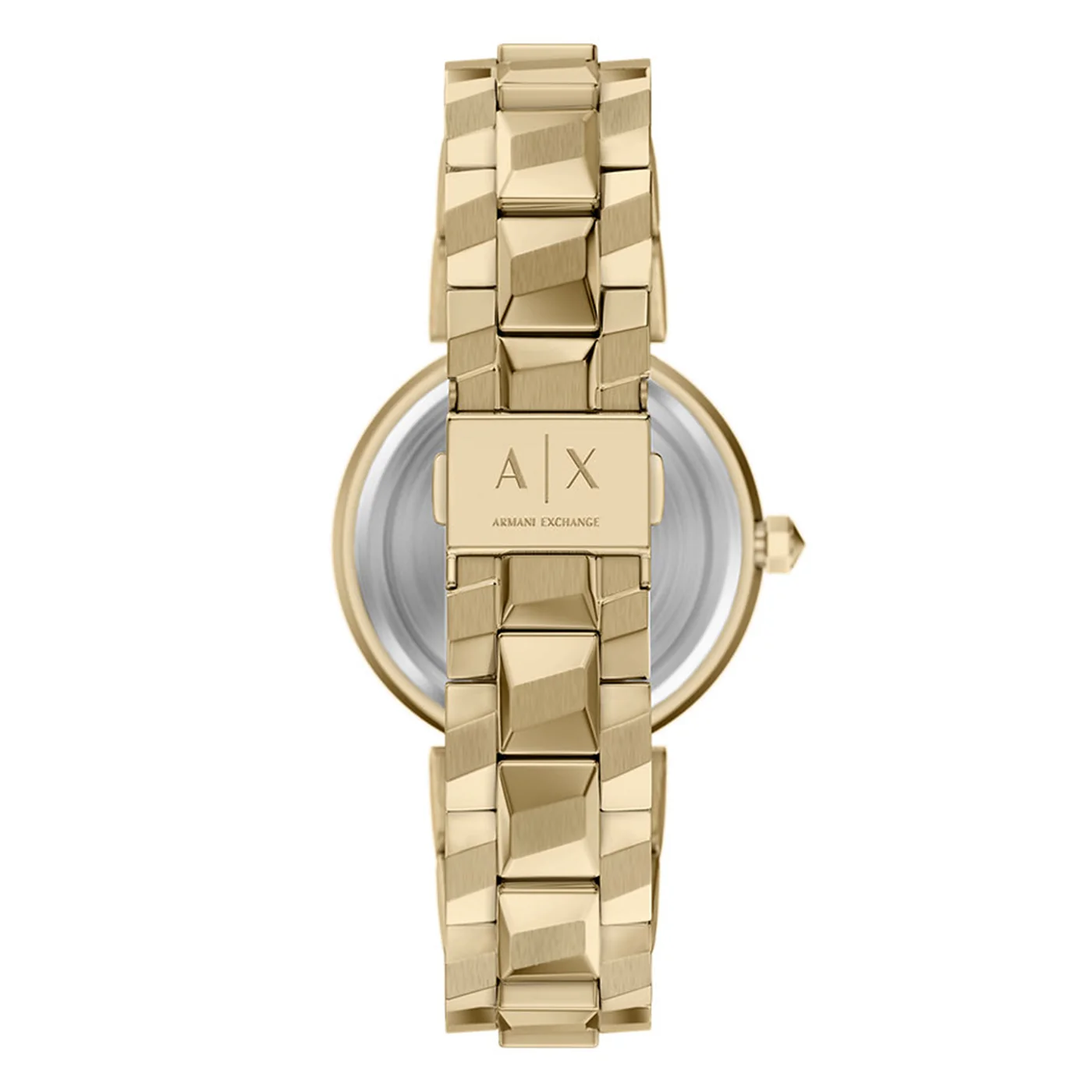 Armani Exchange Audora Round Gold Dial Watch AX4407 - Image 6