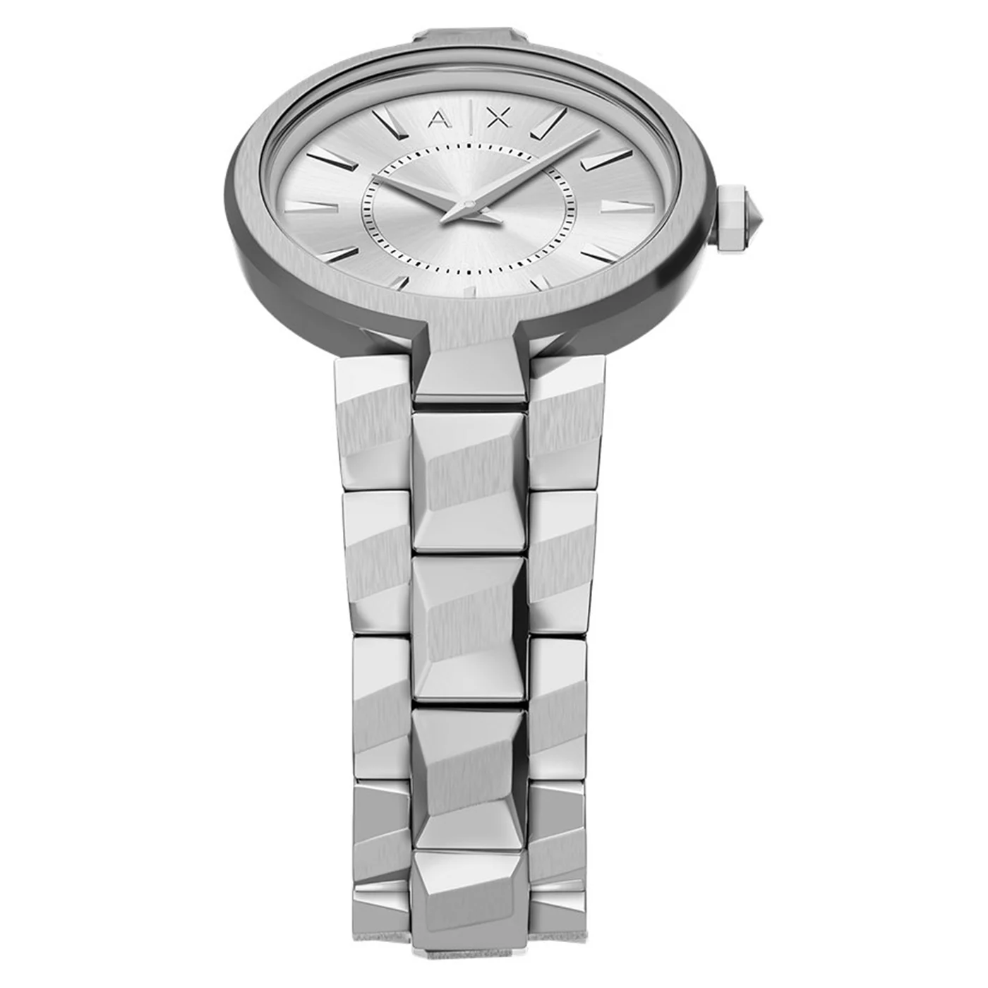 Armani Exchange Audora Round Silver Dial Watch AX4405 - Image 4