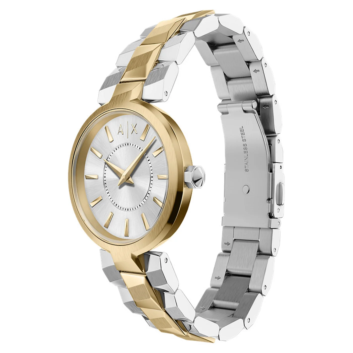 Armani Exchange Audora Round Silver Dial Watch AX4406 - Image 2
