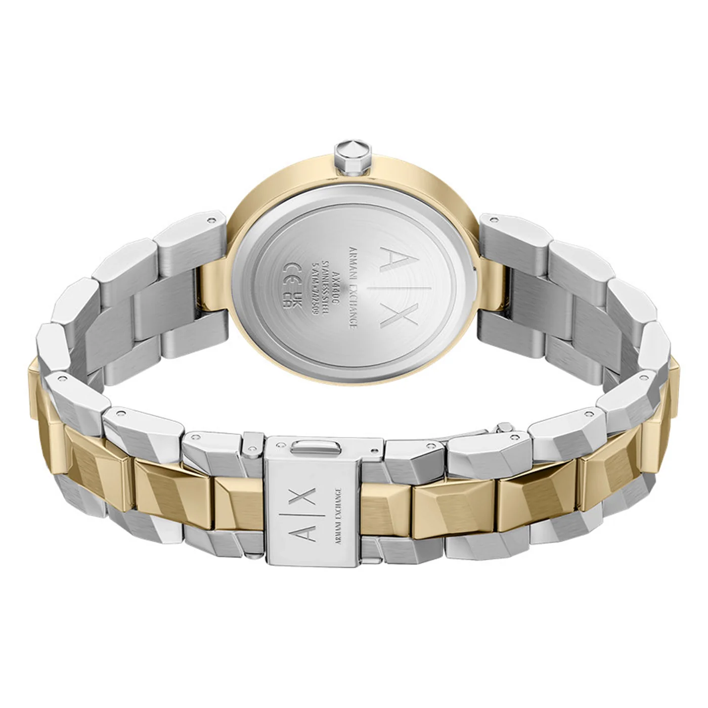 Armani Exchange Audora Round Silver Dial Watch AX4406 - Image 7