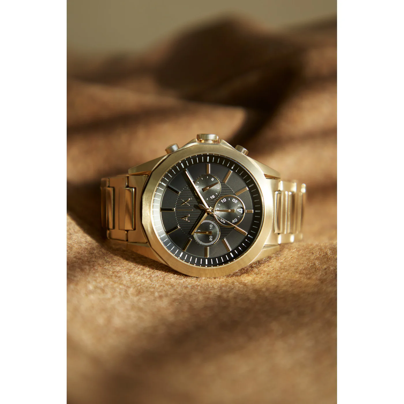 Armani Exchange Drexler Gold Watch AX2611 - Image 4
