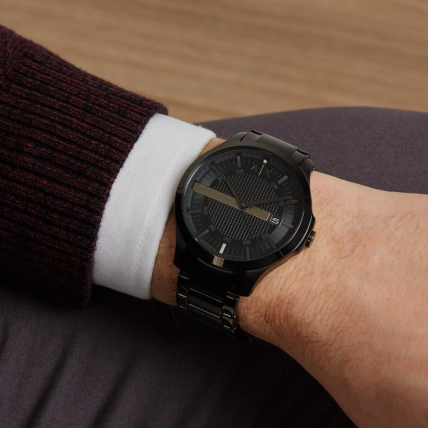 Armani Exchange Hampton Black Watch AX2104 - Image 3
