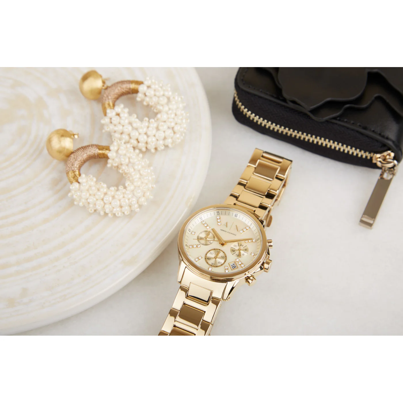 Armani Exchange Lady Banks Chronograaf Dames Horloge AX4327 - Image 3