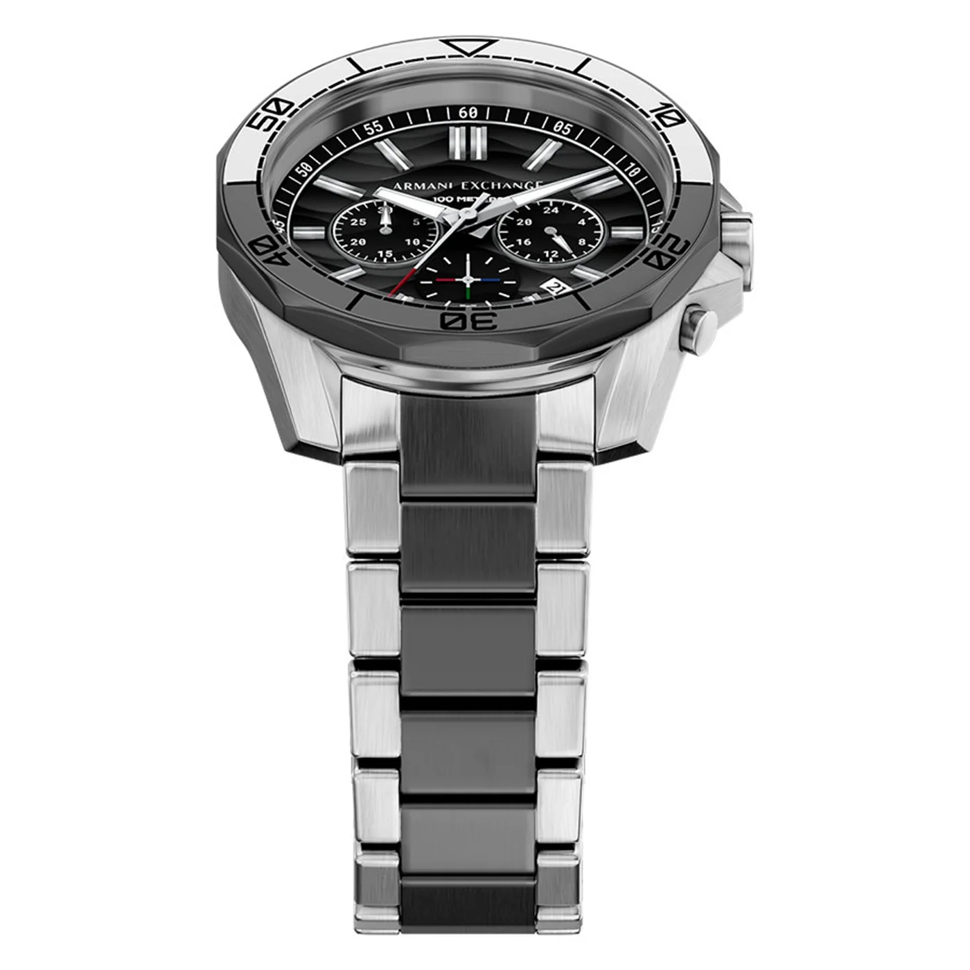 Armani Exchange Round Black Dial Watch AX1973 - Image 2