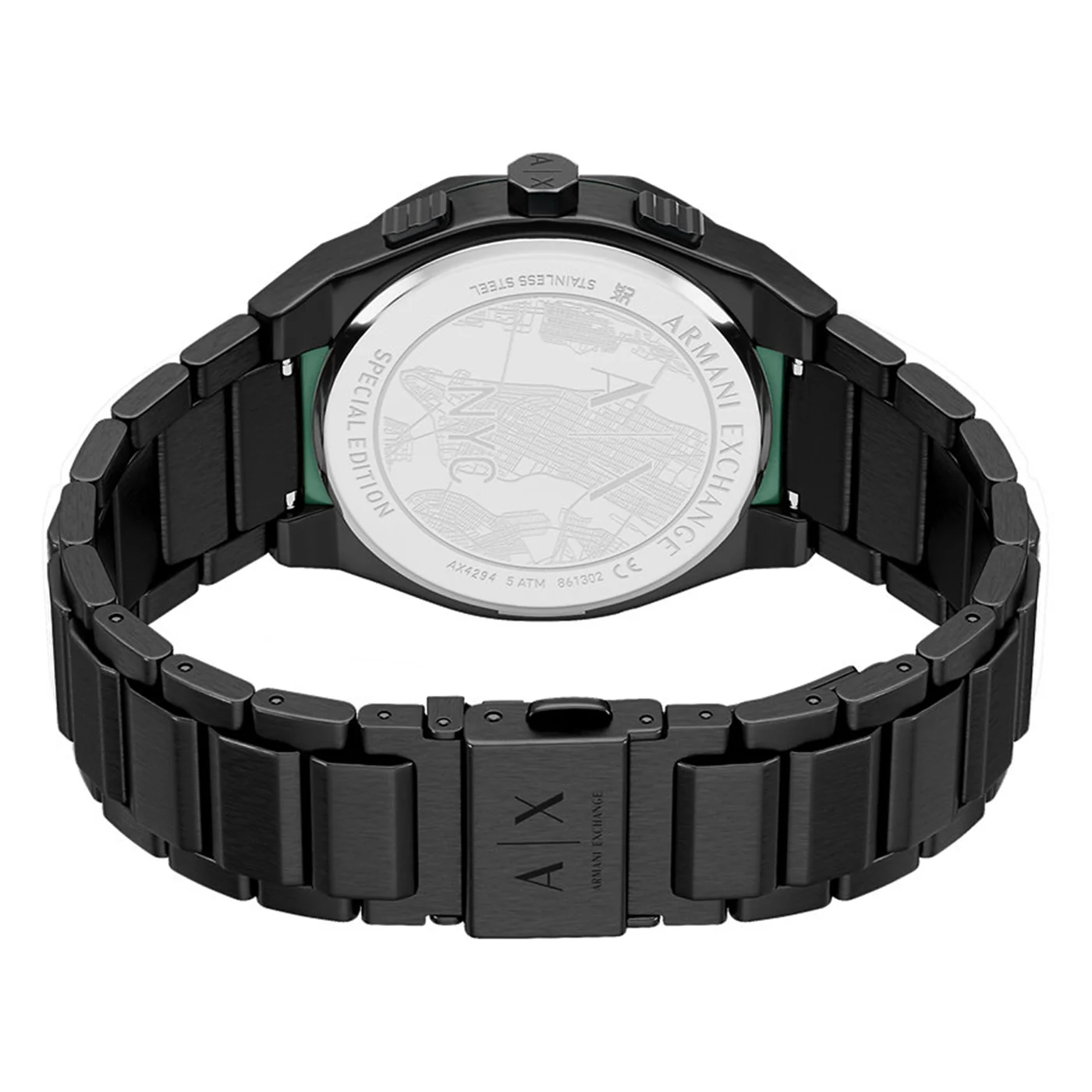 Armani Exchange Sync Round Black Dial Watch AX4294 - Image 6