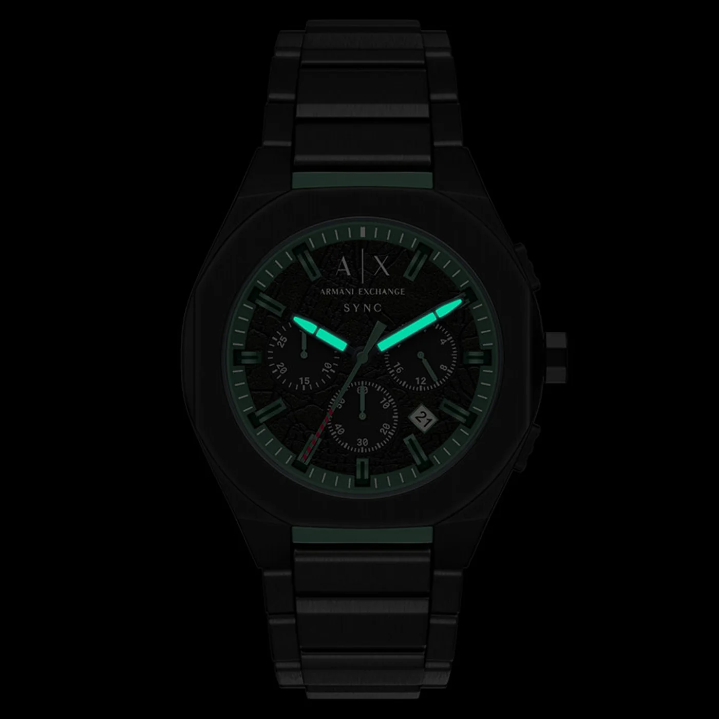 Armani Exchange Sync Round Black Dial Watch AX4294 - Image 7