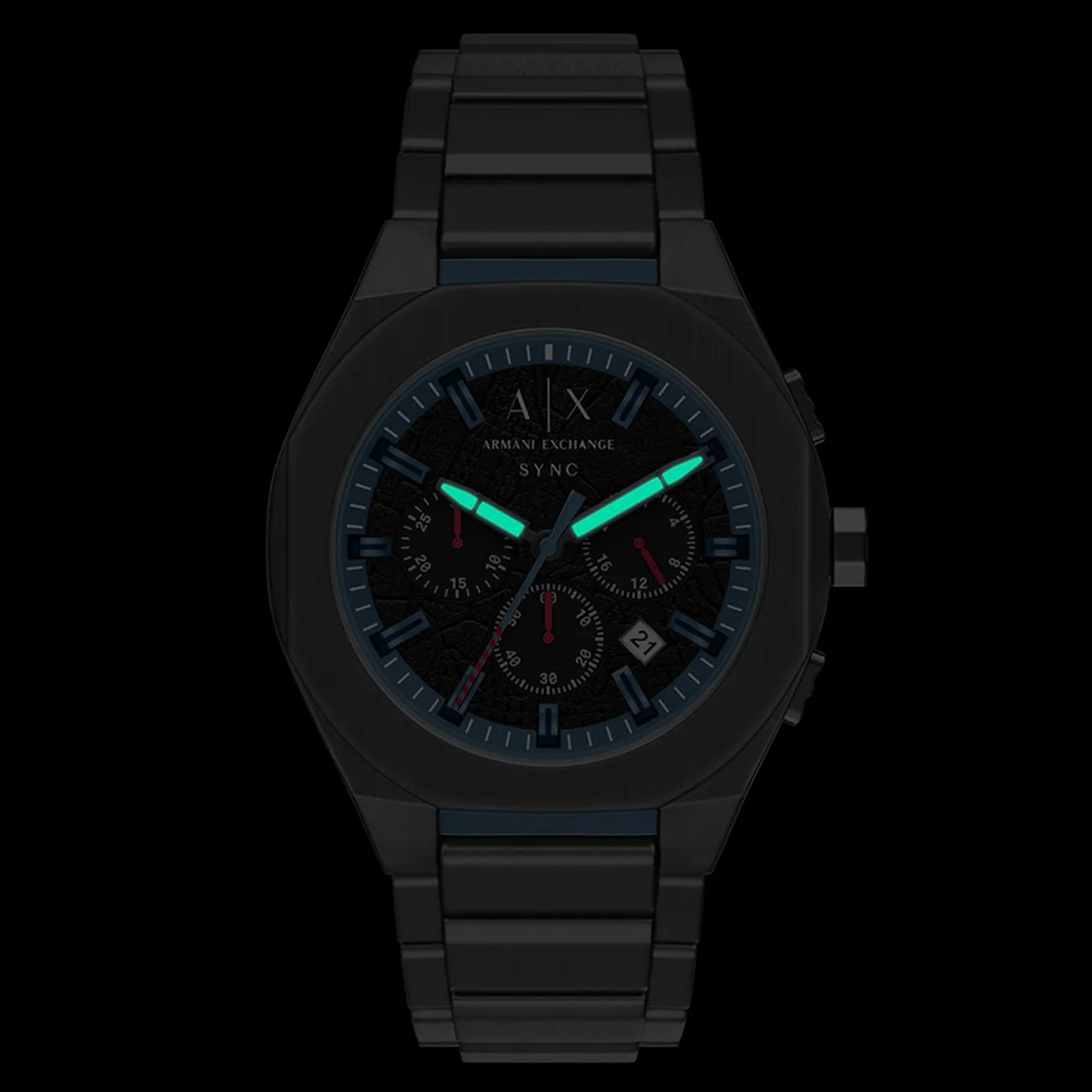 Armani Exchange Sync Round Black Dial Watch AX4295 - Image 8