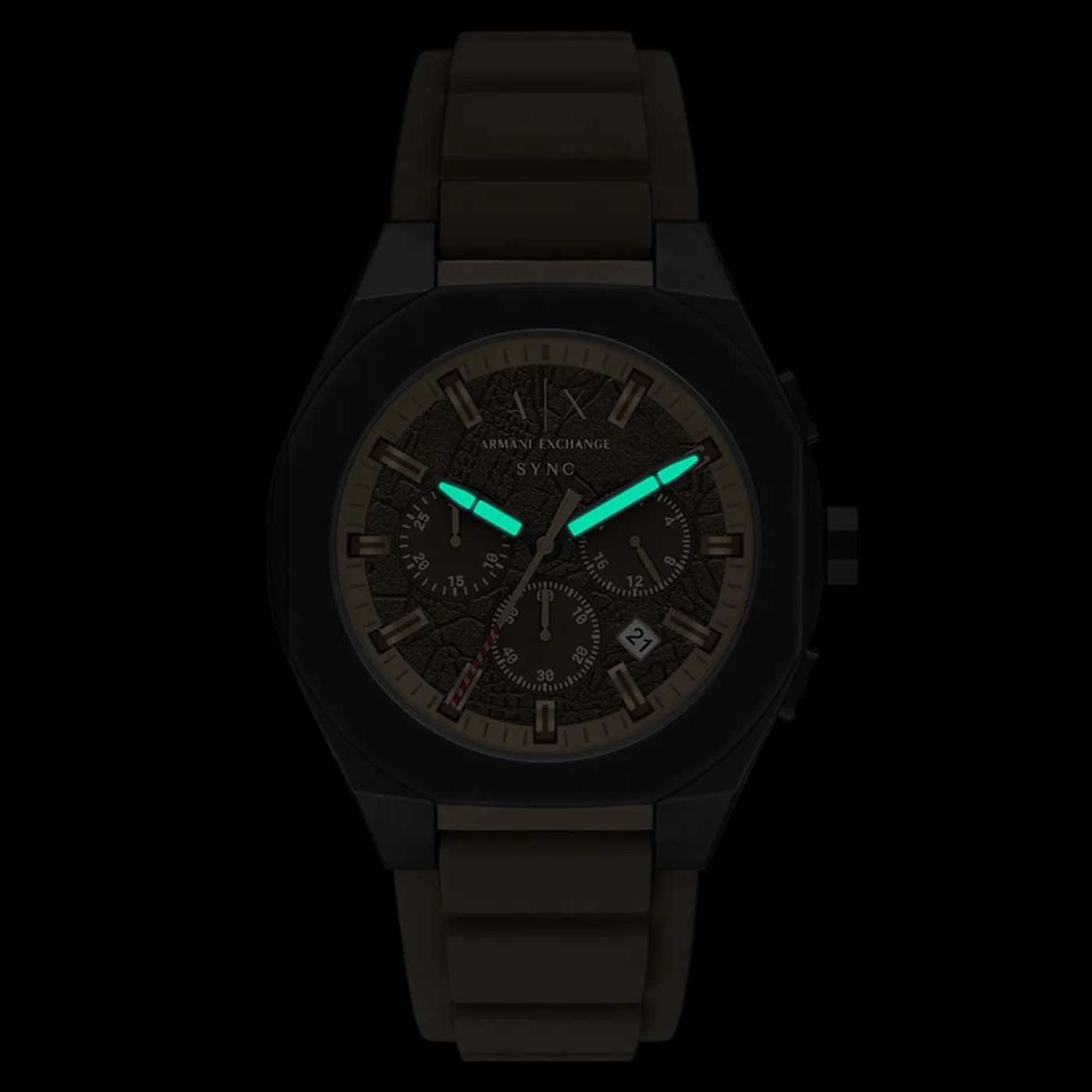 Armani Exchange Sync Round Brown Dial Watch AX4293 - Image 7