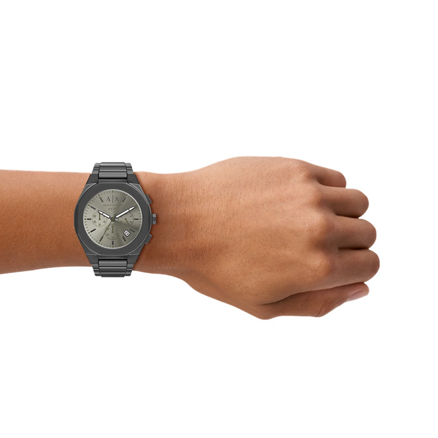Armani Exchange Sync Round Grey Dial Watch AX4296 - Image 3