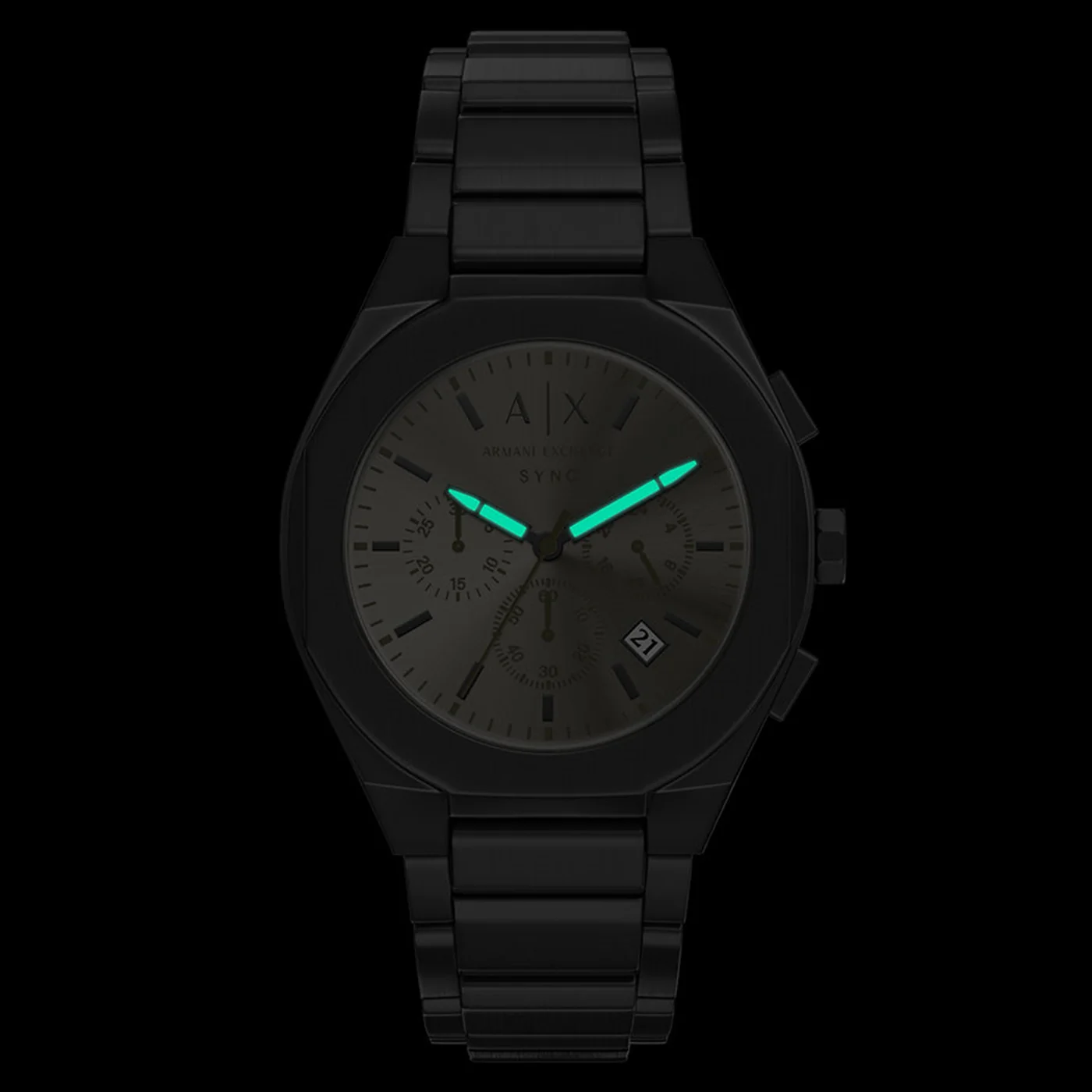 Armani Exchange Sync Round Grey Dial Watch AX4296 - Image 6