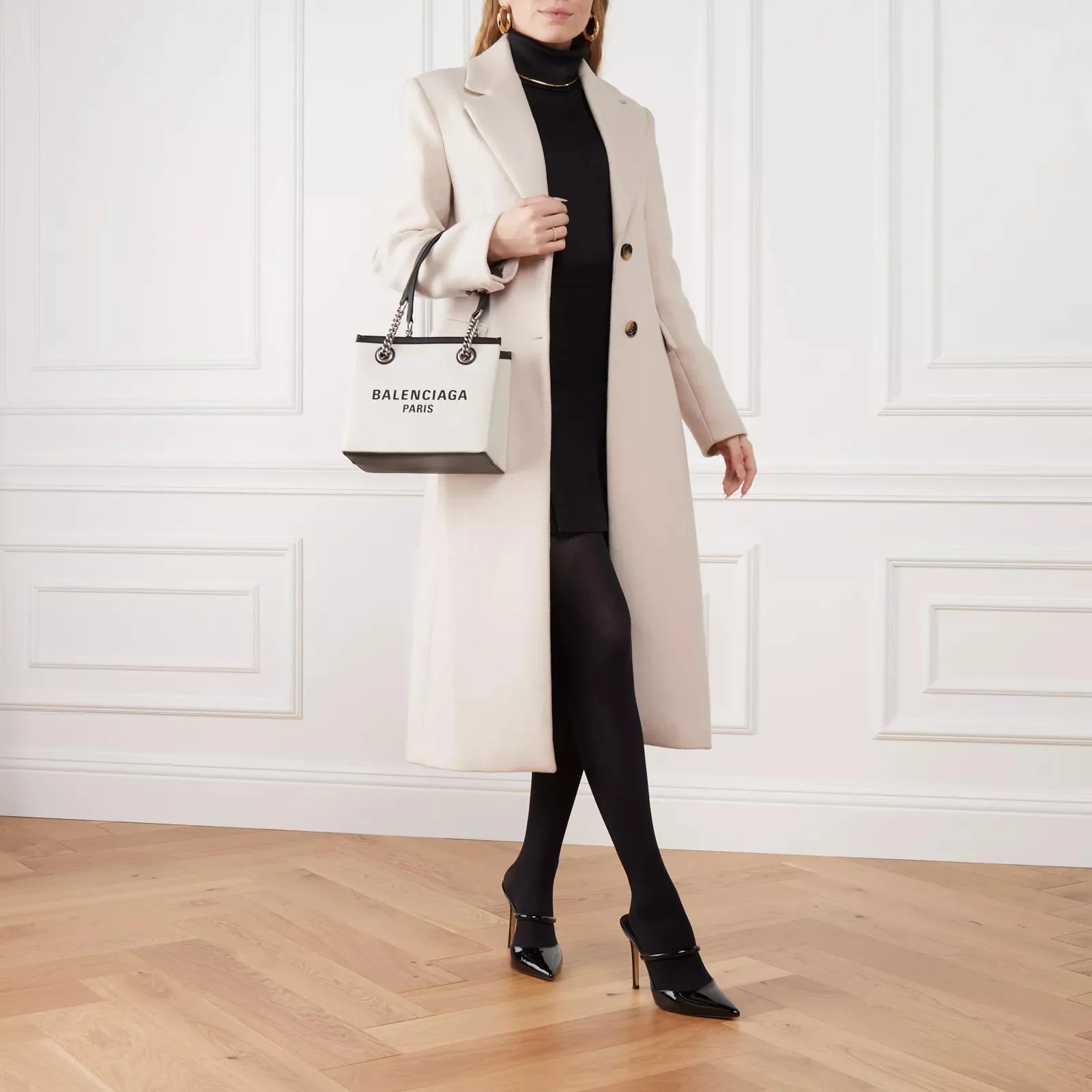 Balenciaga Beige Shopper 2001-A0332255 - Image 2