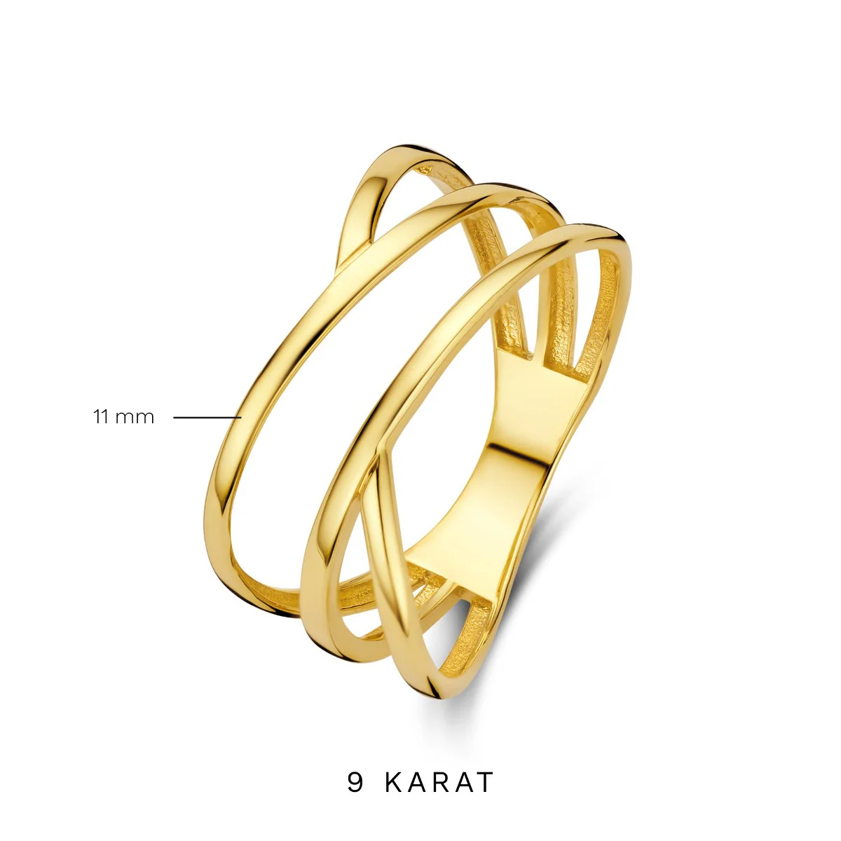 Beloro Jewels Della Spiga Pia 9 karat gold ring BO330028-48 - Image 5