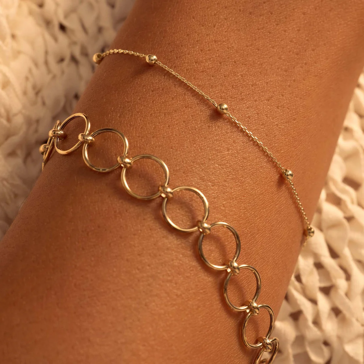 Beloro Jewels Della Spiga Dani 9 Karat Gold Bracelet BO320041 - Image 3