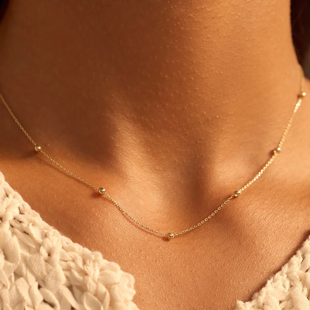 Beloro Jewels Della Spiga Dani 9 Karat Gold Necklace BO340041 - Image 2