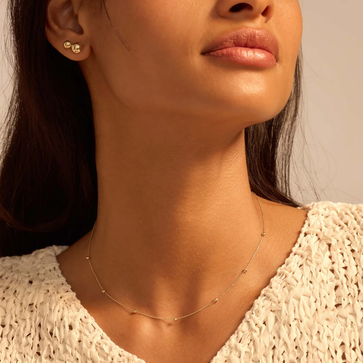 Beloro Jewels Della Spiga Dani 9 Karat Gold Necklace BO340041 - Image 3