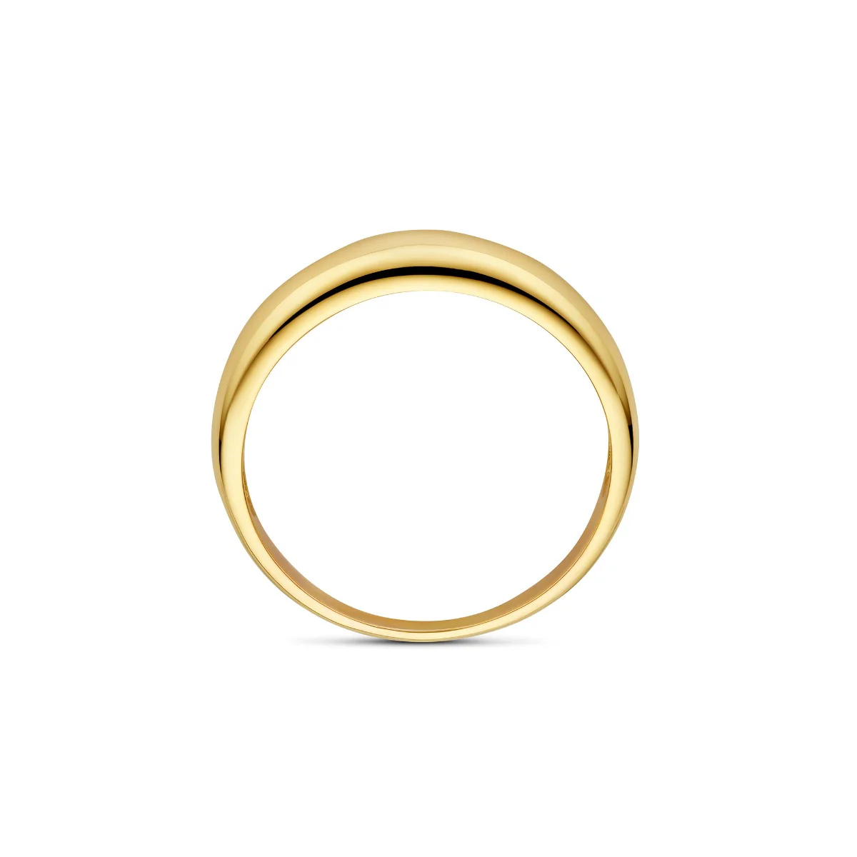 Beloro Jewels Della Spiga Dome 9 karat gold ring BO330040-54 - Image 4