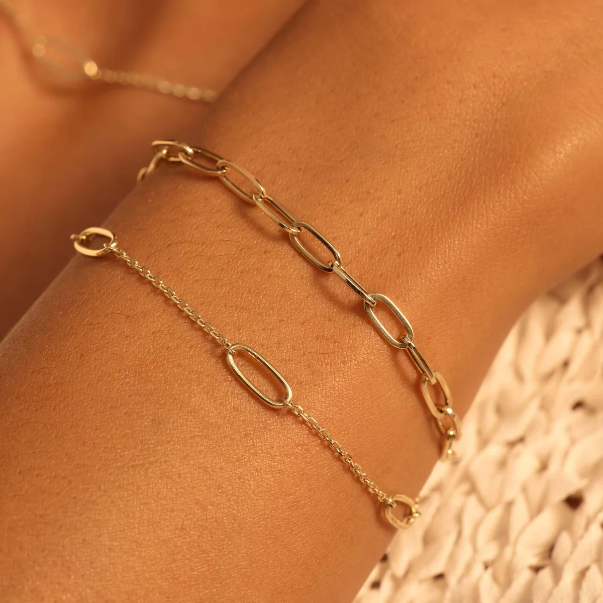 Beloro Jewels Della Spiga Elisa 9 Karat Gold Bracelet BO320040 - Image 4