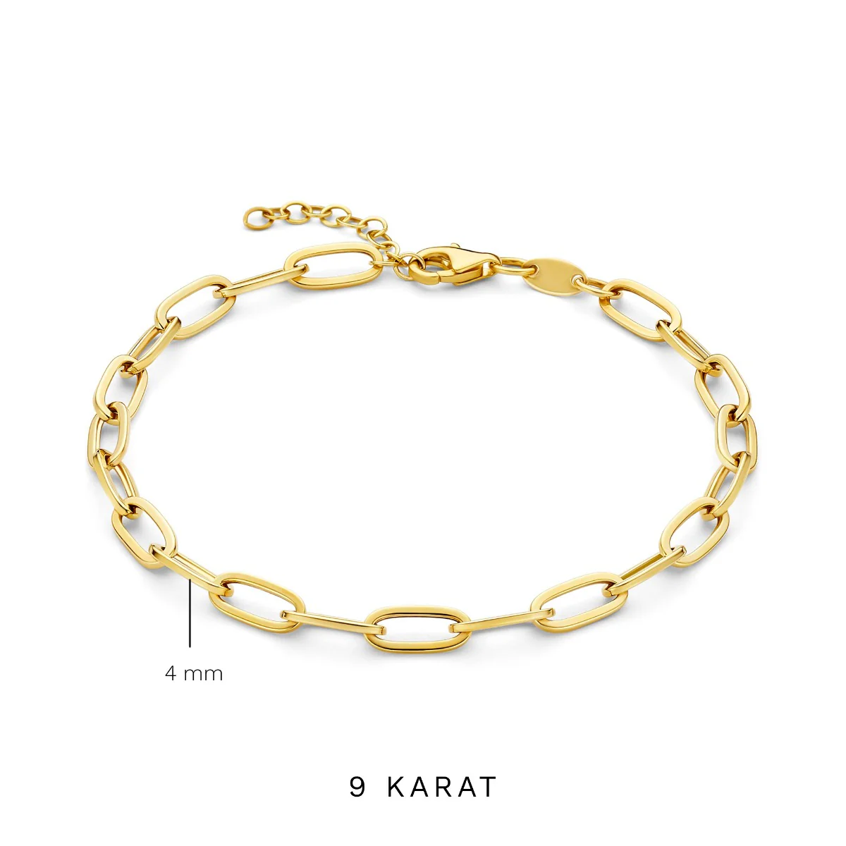Beloro Jewels Della Spiga Elisa 9 Karat Gold Bracelet BO320040 - Image 5