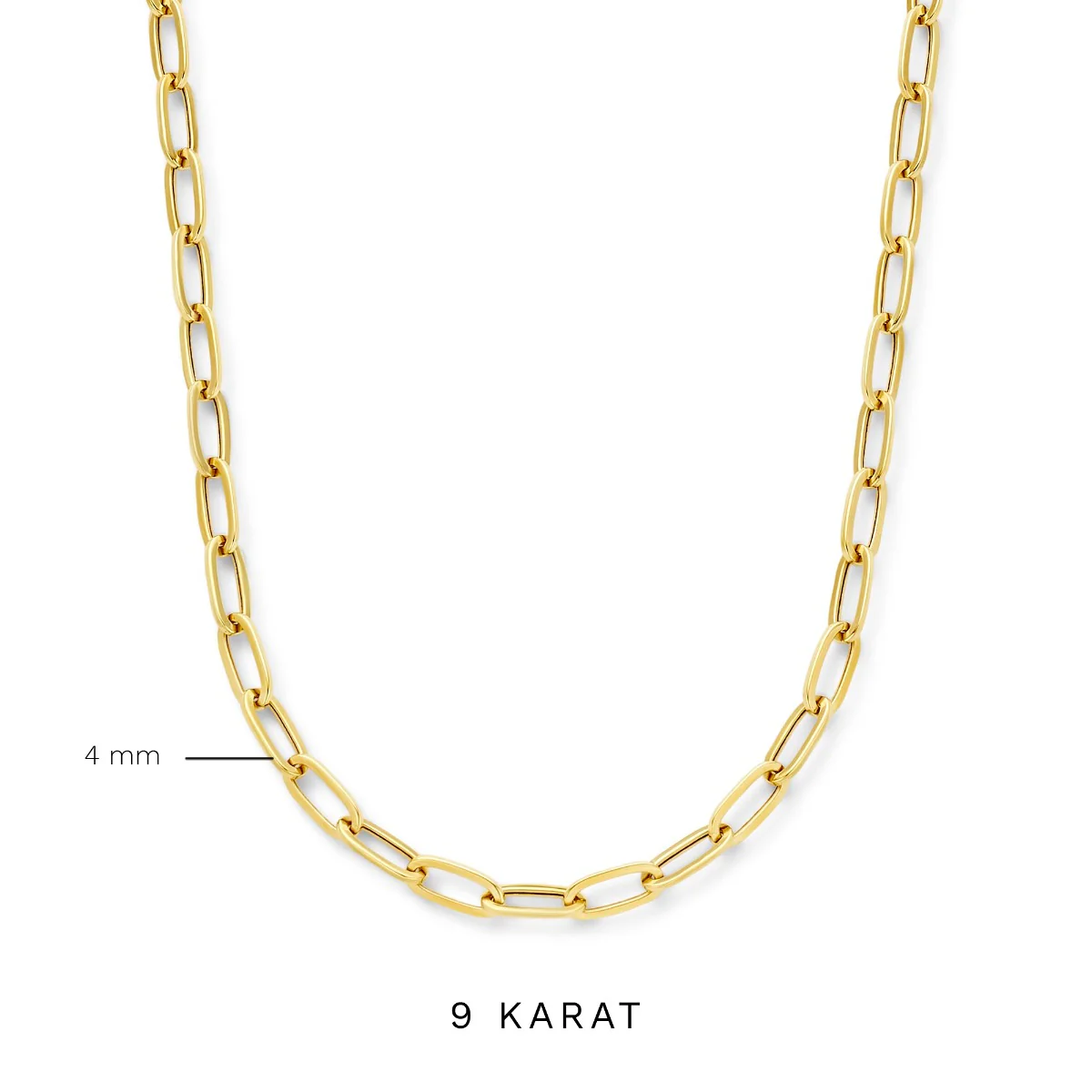 Beloro Jewels Della Spiga Elisa 9 Karat Gold Necklace BO340040 - Image 6