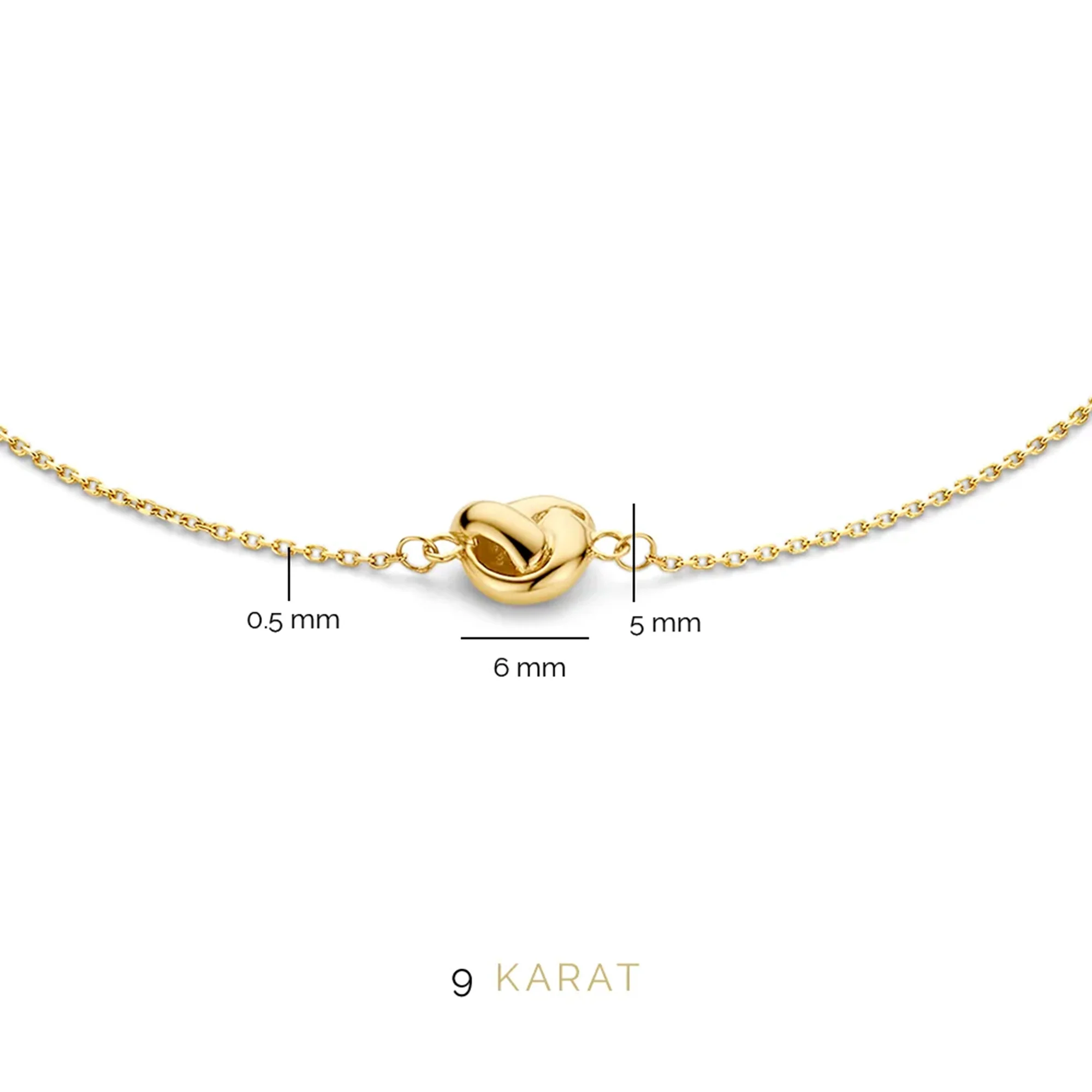 Beloro Jewels Della Spiga Emilia 9 carat gold Bracelet BO320020 - Image 4