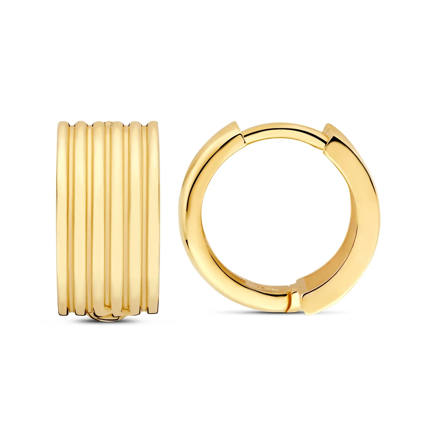 Beloro Jewels La Rinascente Amelie 9 karat gold hoop earrings BO360107 - Image 4