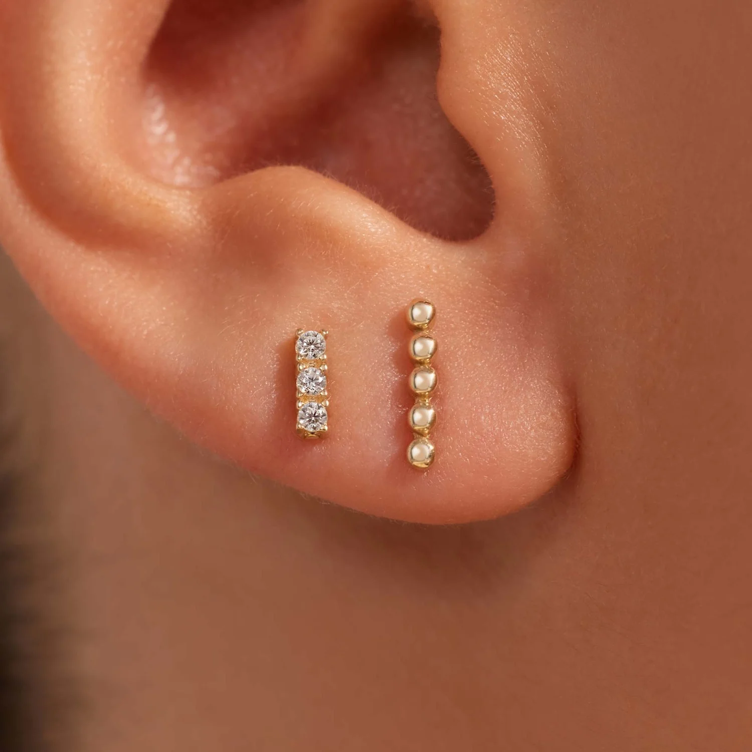 Beloro Jewels La Rinascente Elena 9 karat gold ear studs BO360113 - Image 2