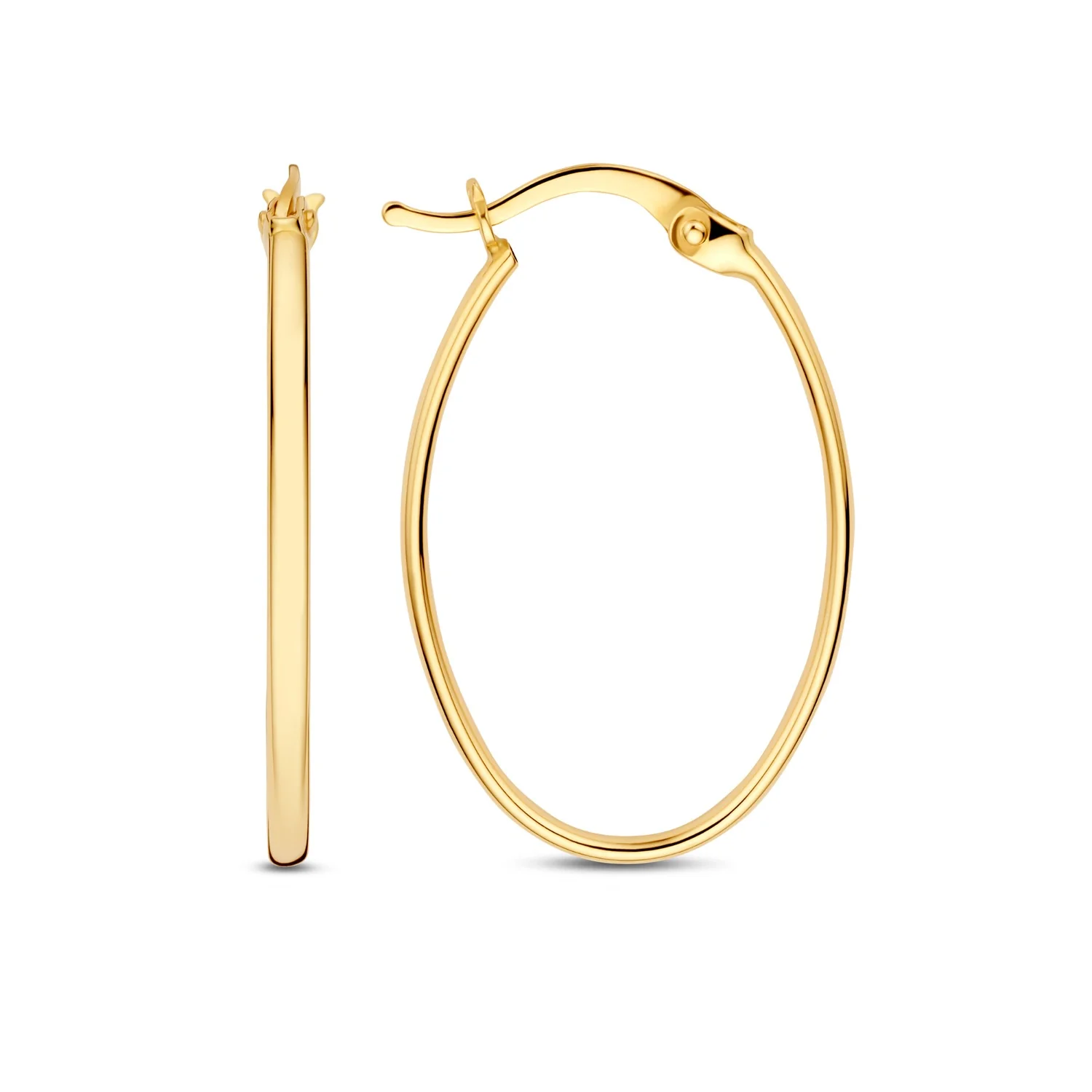 Beloro Jewels La Rinascente Ornella 9 karat gold hoop earrings BO360101 - Image 4