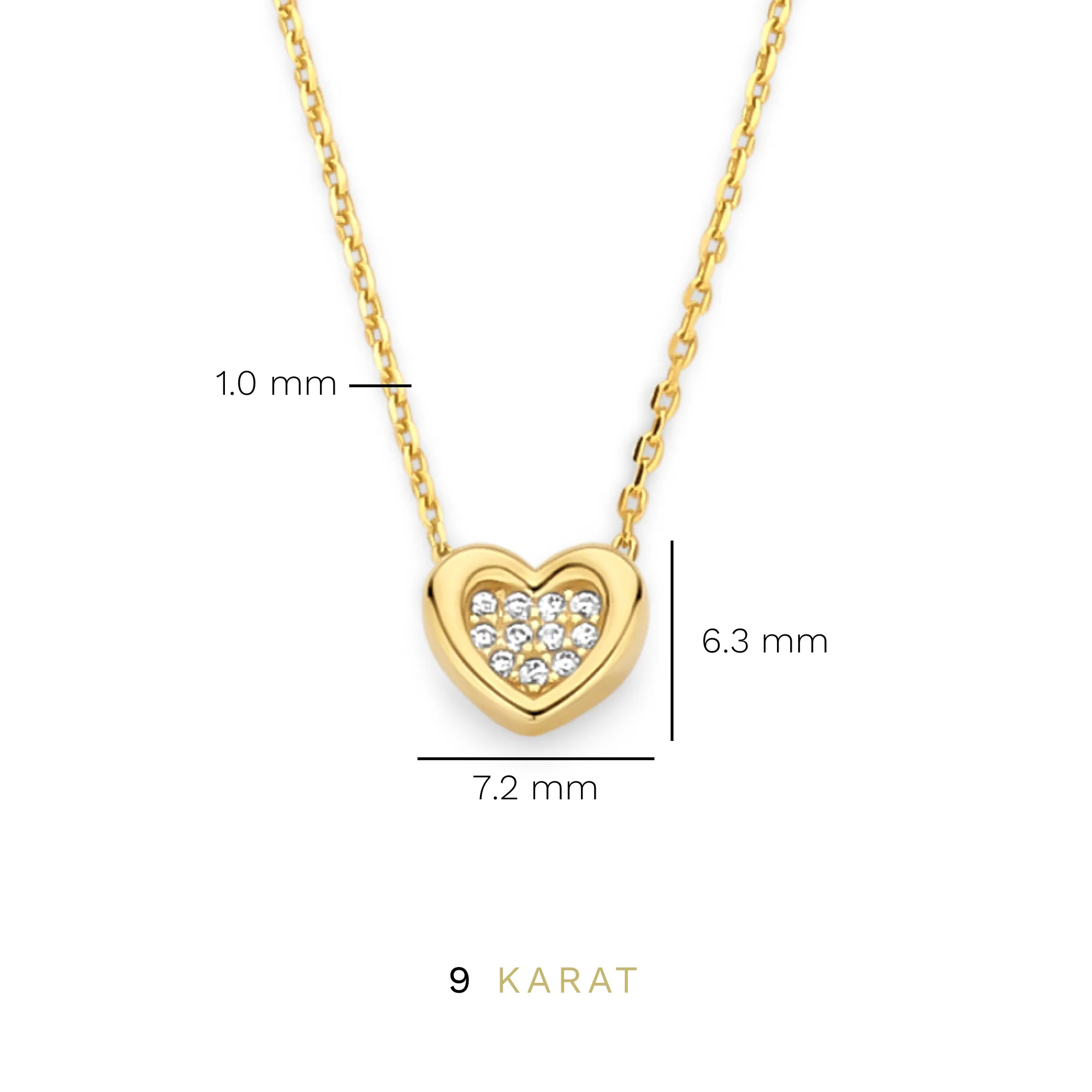Beloro Jewels Monte Napoleone Gionna 9 carat gold Necklace BO340038 - Image 8