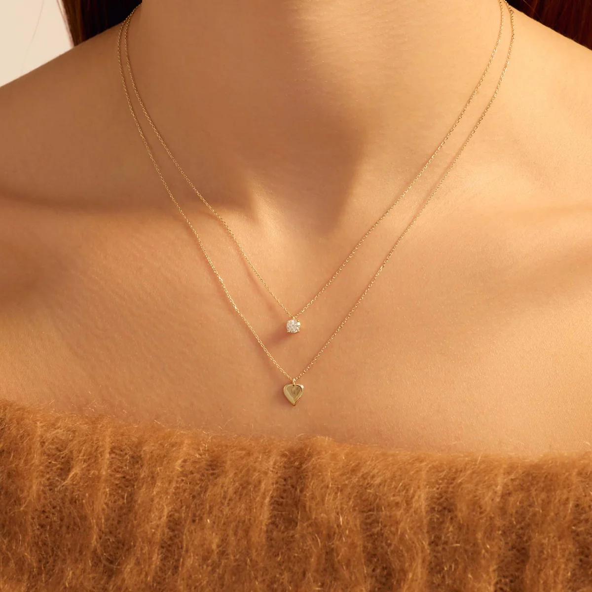 Beloro Jewels Monte Napoleone Stella 9 Karat Gold Necklace BO340044 - Image 3