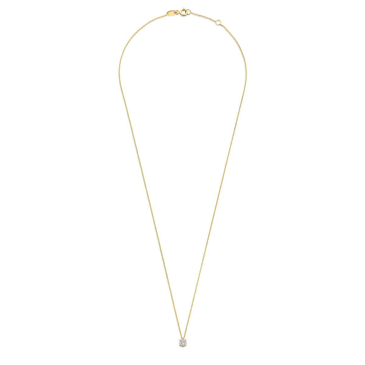 Beloro Jewels Monte Napoleone Stella 9 Karat Gold Necklace BO340044 - Image 4