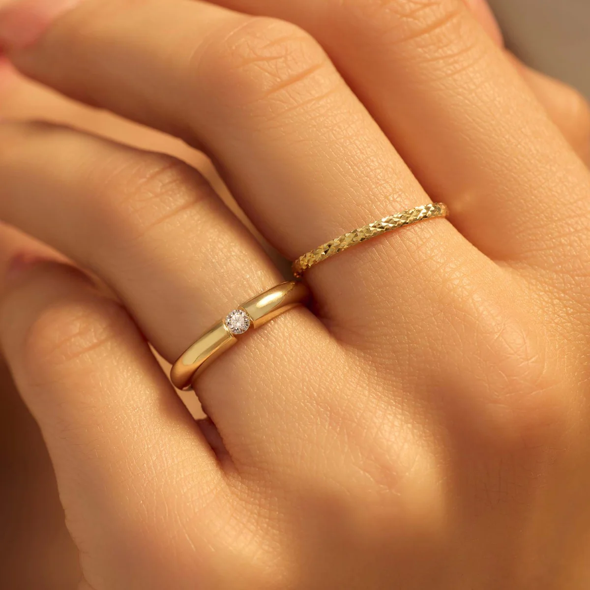 Beloro Jewels Monte Napoleone Stella 9 karat gold ring with zirconia BO330034-48 - Image 3