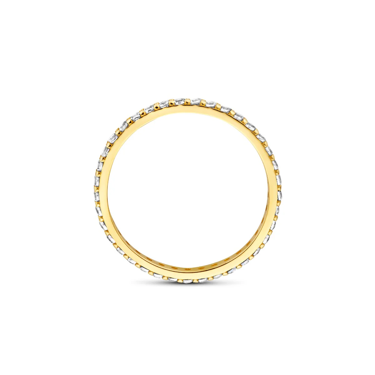 Beloro Jewels Monte Napoleone Stella 9 karat gold ring with zirconia BO330043-54 - Image 4