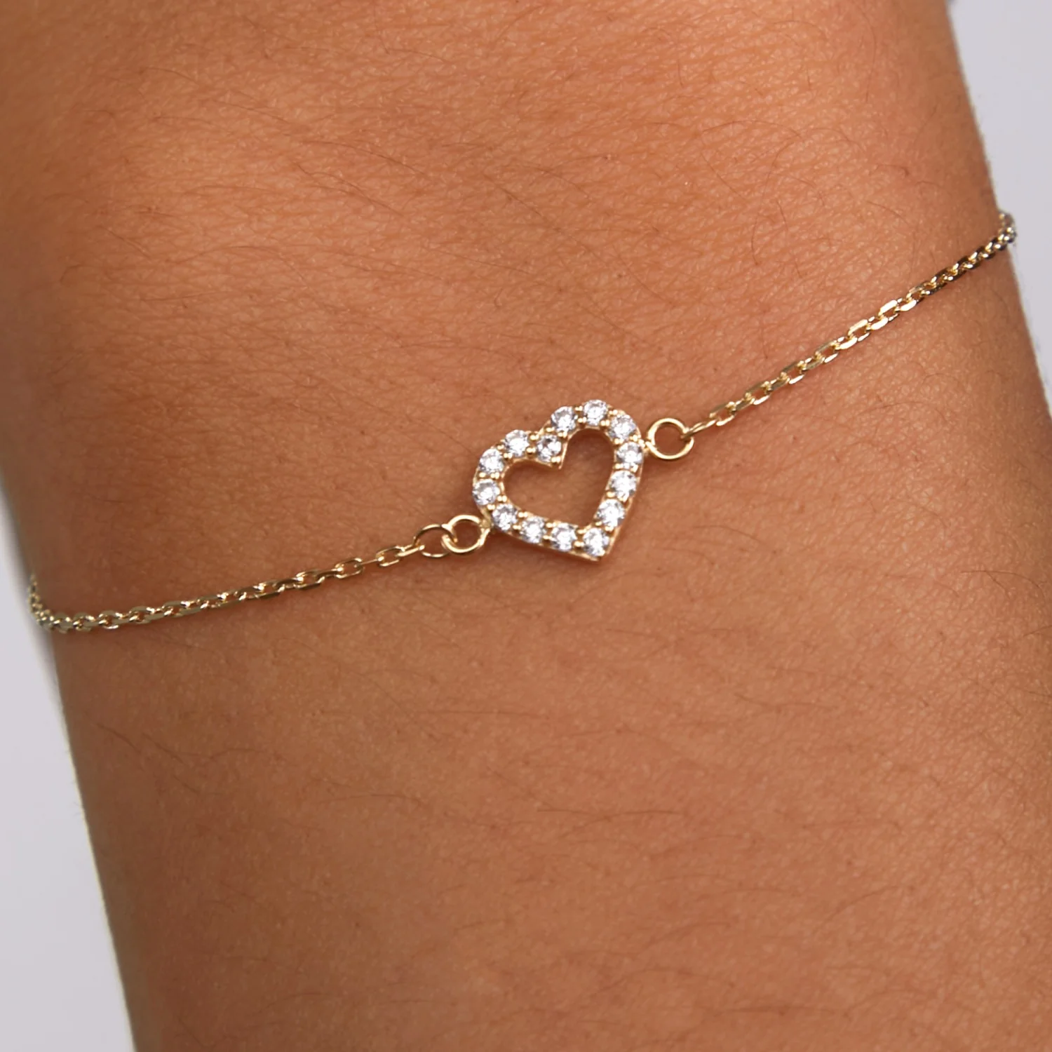 Beloro Jewels Monte Napoleone Valentina 9 karat bracelet with zirconia BO320042 - Image 2